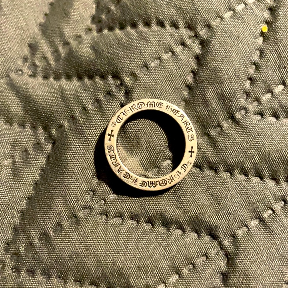 3mm Chrome Hearts Silver”Fuck You “ Stackable